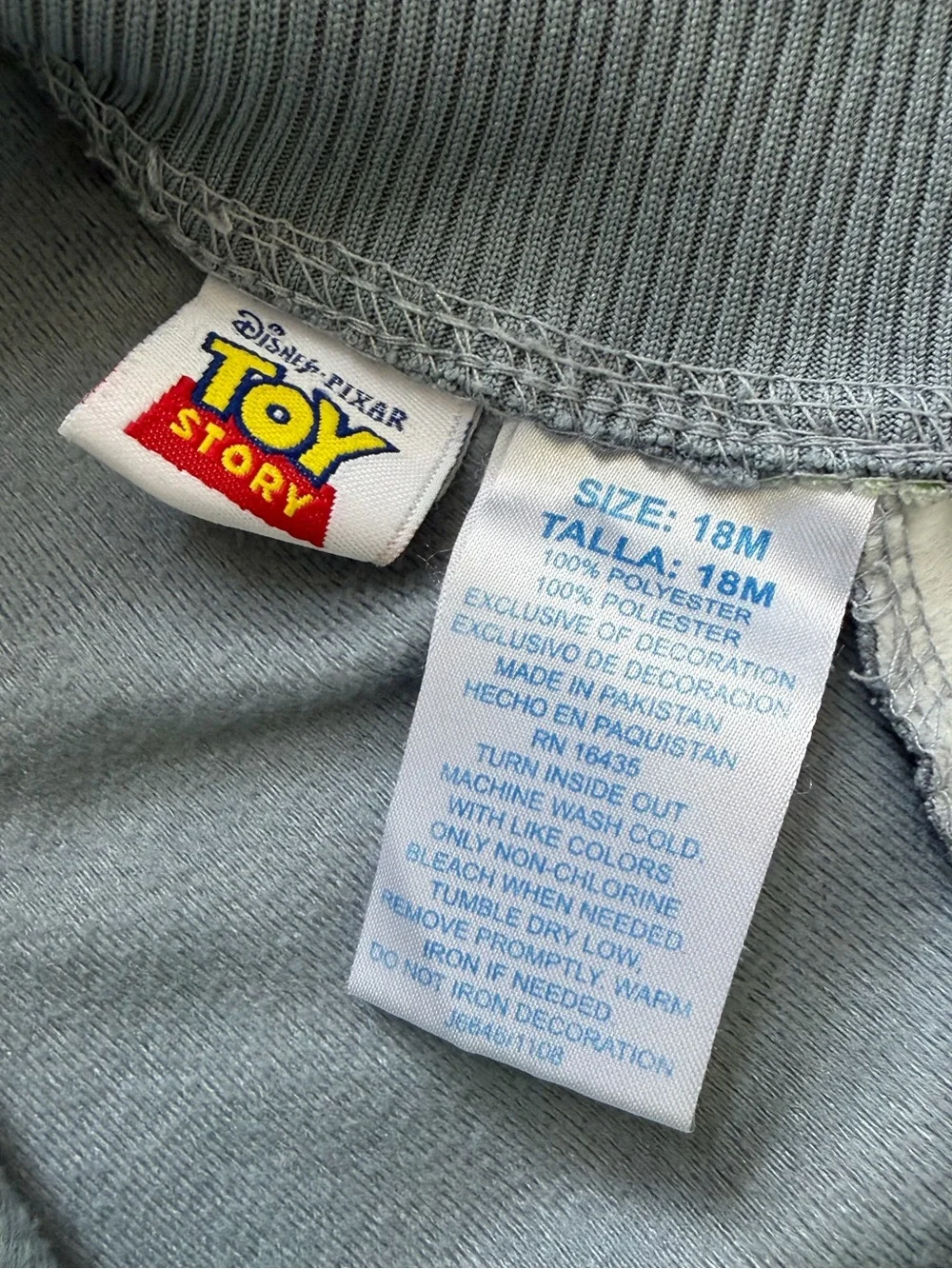 Toy Story Buzz Lightyear track jacket and tee set, size 18M
